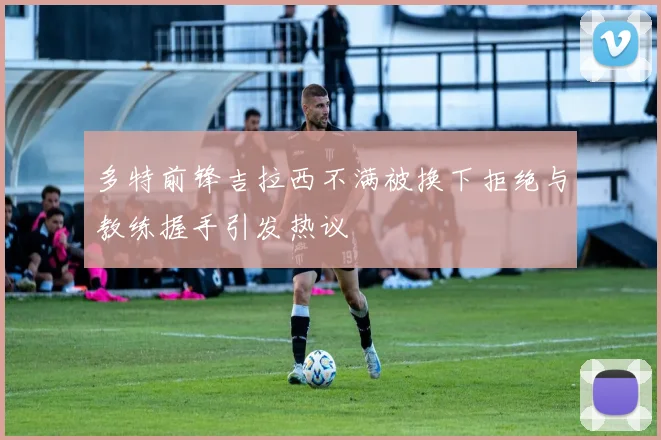 多特前锋吉拉西不满被换下拒绝与教练握手引发热议
